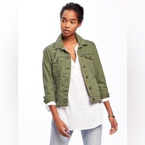 Old Navy’s Olive Green Denim Jacket